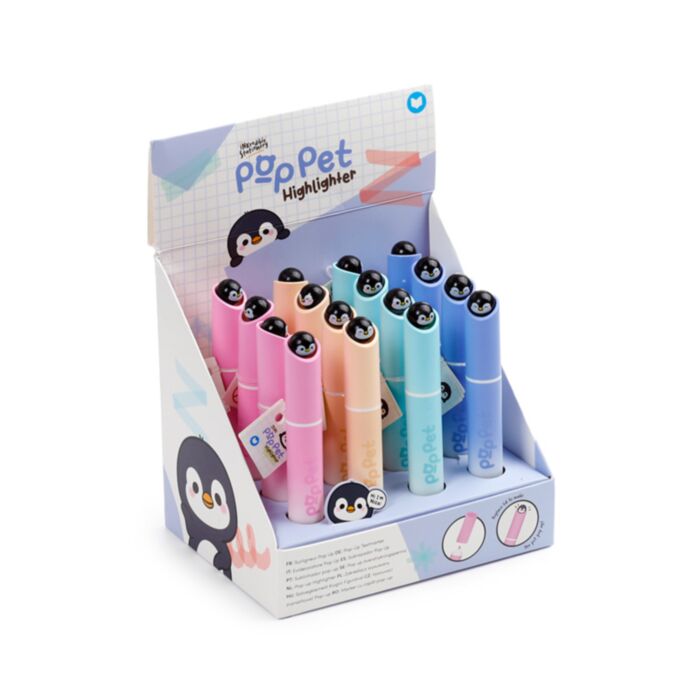 Canetas marcadoras Pop Pet  Adoramals Pinguim 
