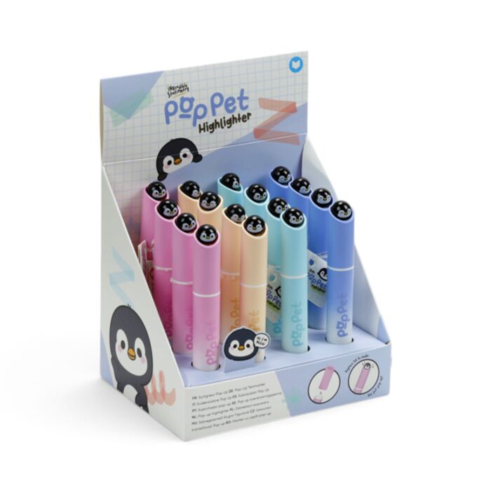 Canetas marcadoras Pop Pet  Adoramals Pinguim 
