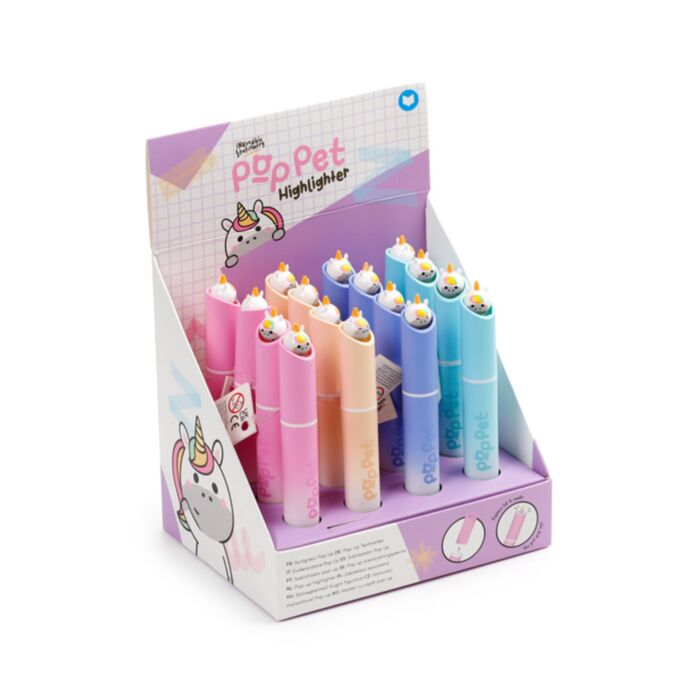 Canetas marcadoras Pop Pet  Adoracorns Unicórnio