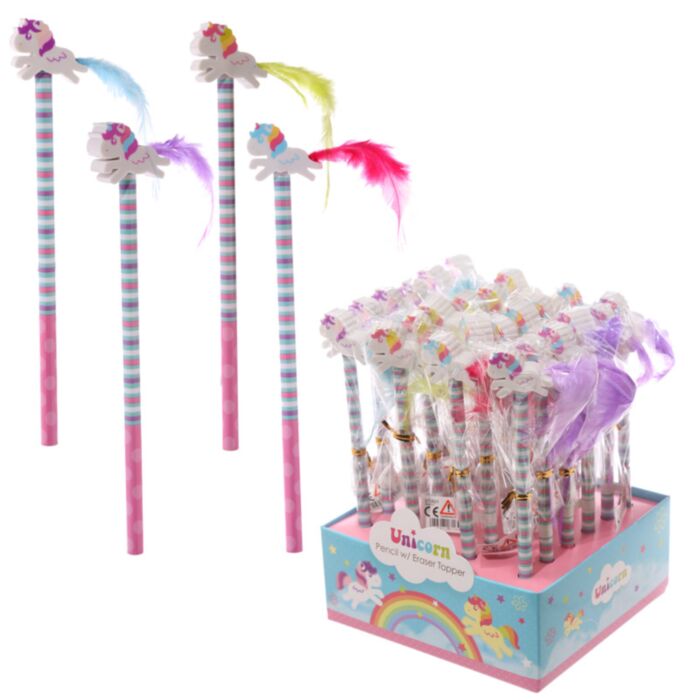 Lapiz e borracha Unicornio