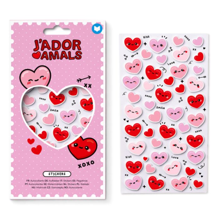 Autocolantes J'Adoramals Heart Coração 