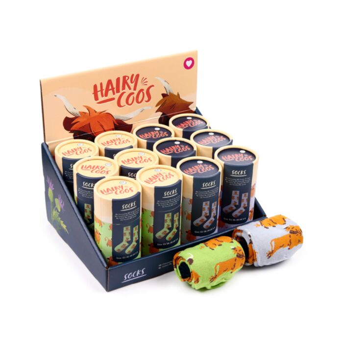 Meias em tubo Highland Coo 