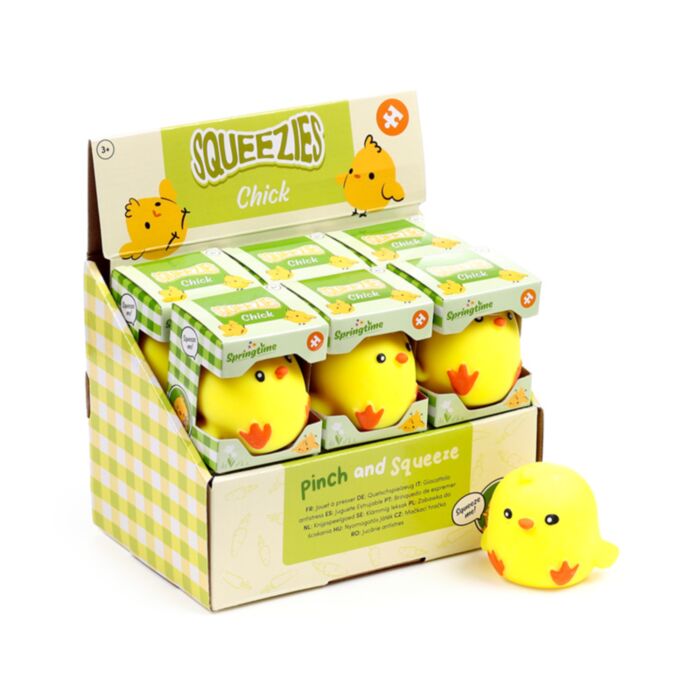 Brinquedo para espremer e esticar Springtime Pintinho