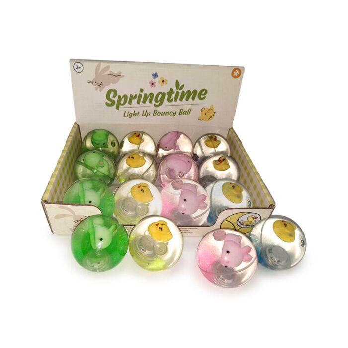Bola saltitante LED intermitente Springtime Pato