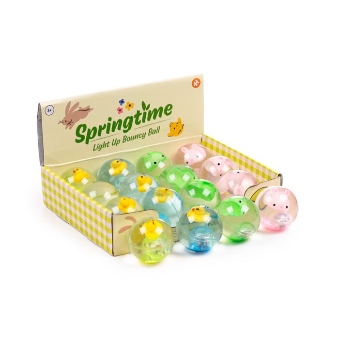 Bola saltitante LED intermitente Springtime Pato