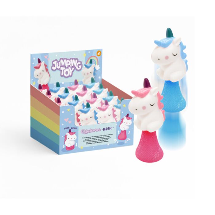 Brinquedo saltitante Unicórnio Mágico