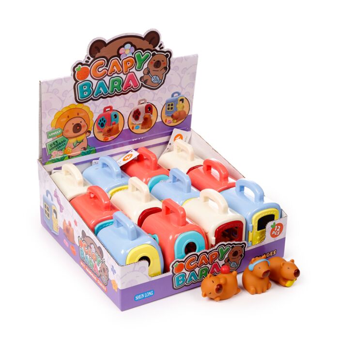 Malas de transporte com capivaras fofas