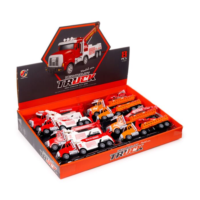 Brinquedo com ação de empurrar/camião de resgate para construção