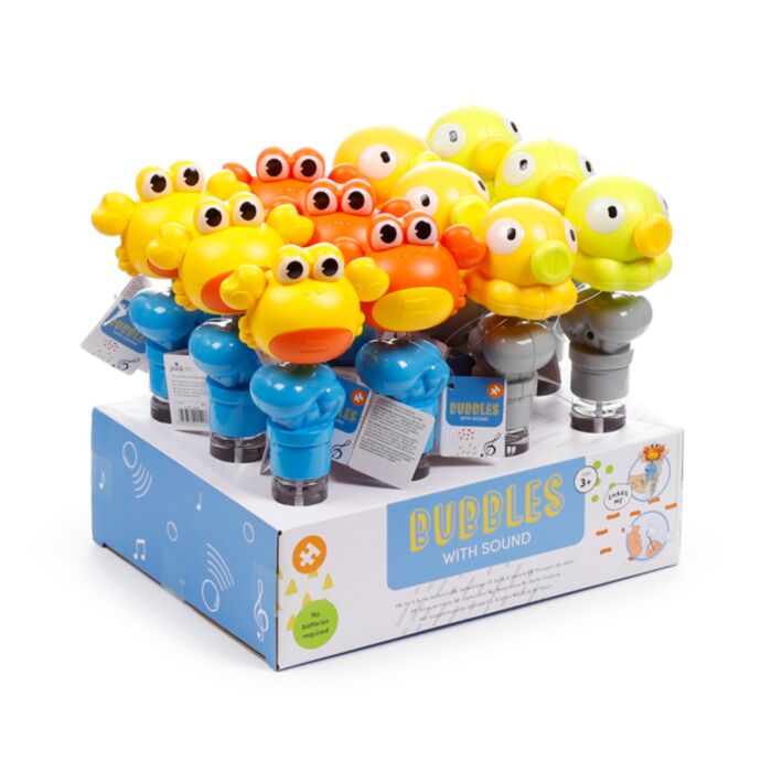 Bolhas de caranguejo e polvo