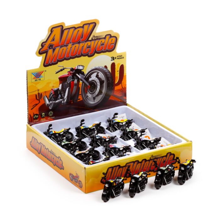 Brinquedo de ação com moto de retrocesso