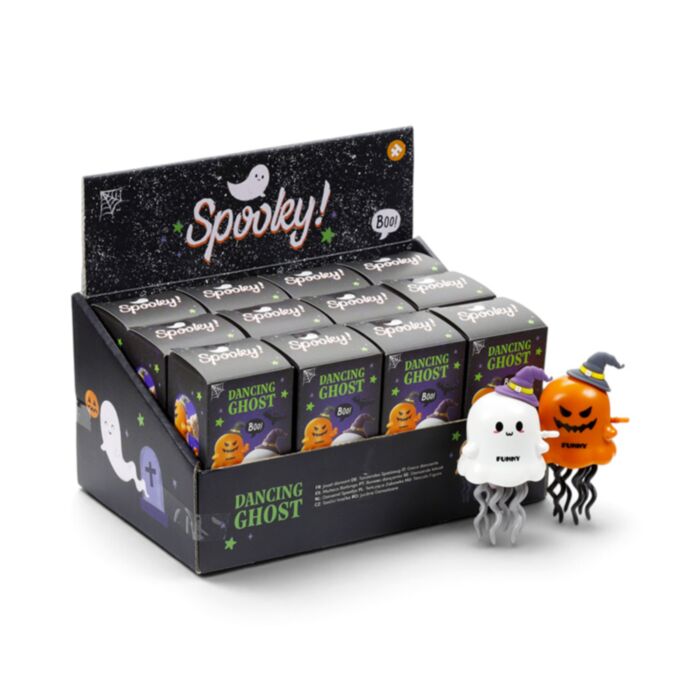 Brinquedo de corda com fantasma assustador a dançar Spooky
