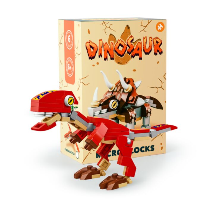 Kit de construção Micro Blox Dinosauro