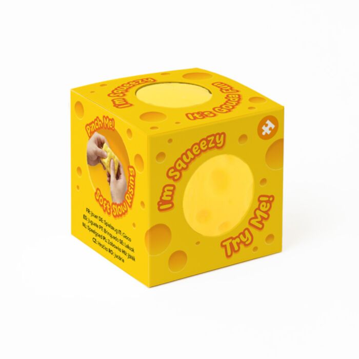 Brinquedo esticável Queijo com buracos