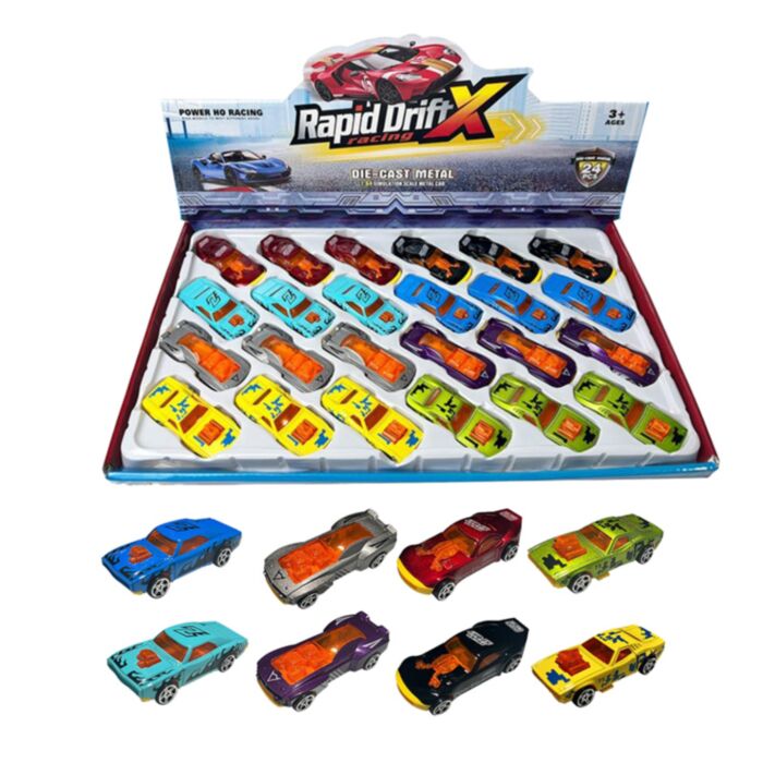 Brinquedo de ação com mecanismo de recuo Carro de Corrida Rapid Drift X