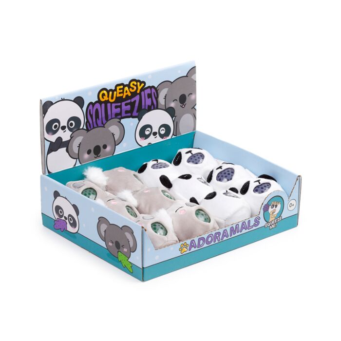 Criaturas Zoo para Espremer Queasy Squeezies – Panda e Coala