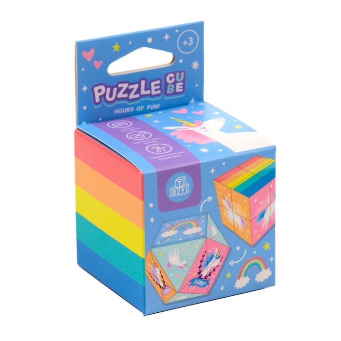 Brinquedo Puzzle Cubo Unicórnio Mágico