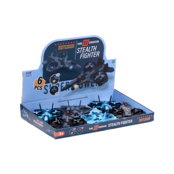 Brinquedo de ação de impulso Caça furtivo