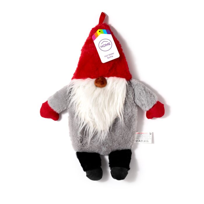 Botija de água quente com Pelúcia - Gnomo