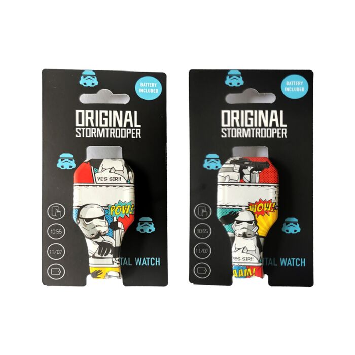 Relógio Digital em Silicone - The Original Stormtrooper Comic