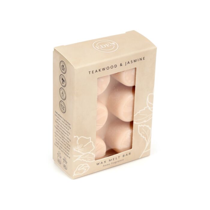 Set Eden de 6 ceras Madeira de Teca e Jasmim