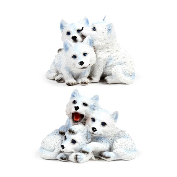 Trio de Filhotes de Lobo
