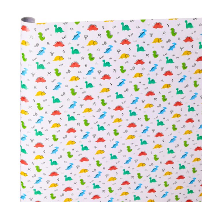Rolo de papel de embrulho Dinosauria Jr 3m