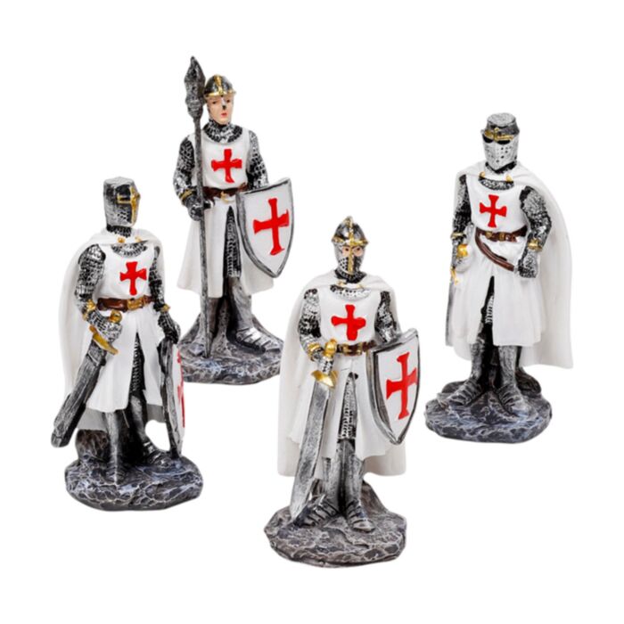 Figuras medievais de cavaleiros 