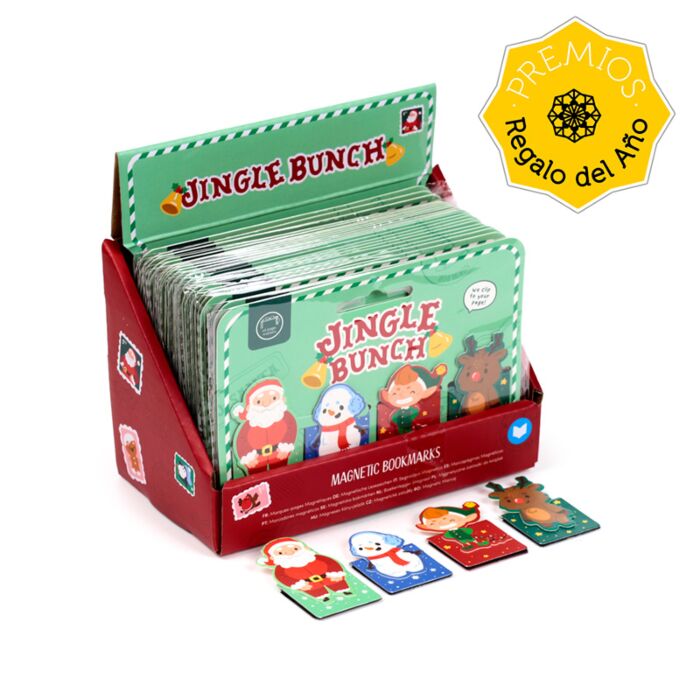 Set de marcadores magnéticos para livros - Jingle Bunch Natal