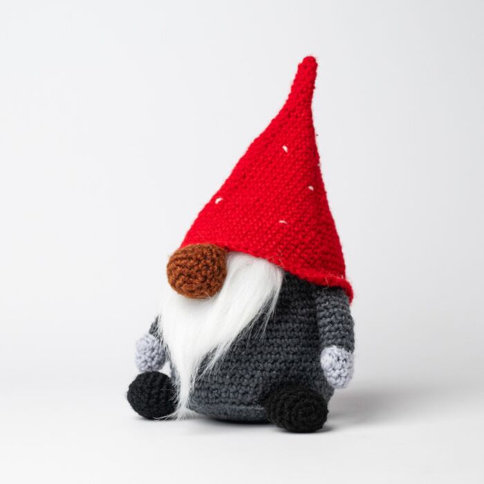 Kit de crochê Gnomo de Natal