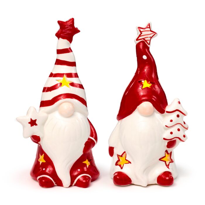 Figura LED Decorativa - Gnomo de Natal