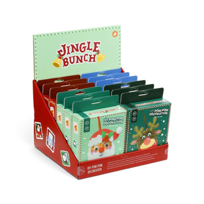 Crie a sua própria decoração de Natal com pompons DIY - Jingle Bunch