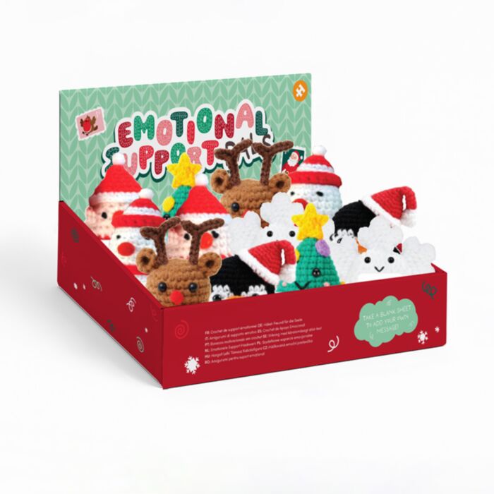 Amigo Confortinho em Crochê - Natal Mix