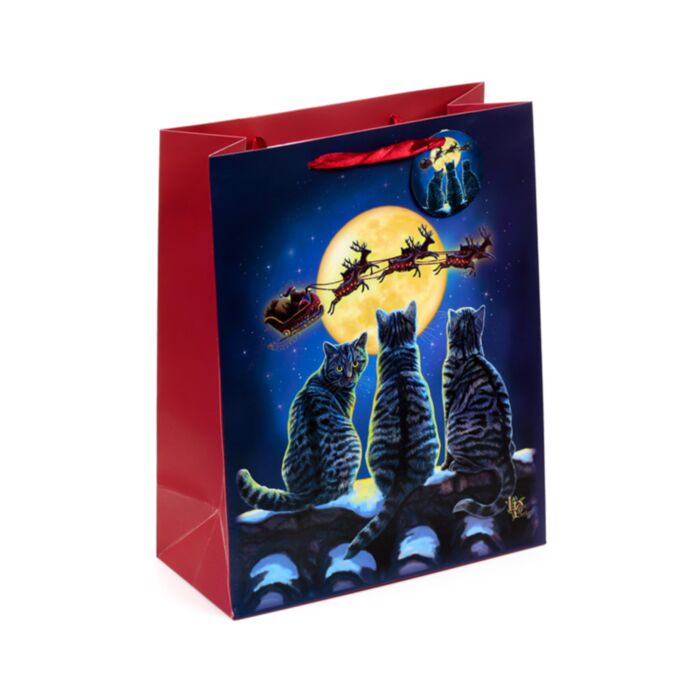 Saco para presentes grande Lisa Parker Gatos de natal