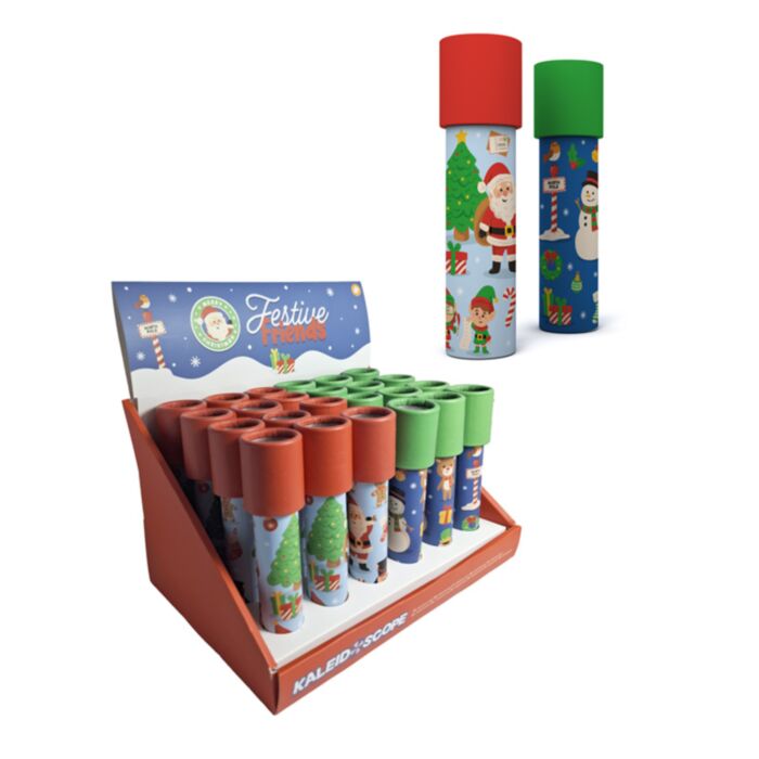 Mini Caleidoscópios Festive Friends Natal