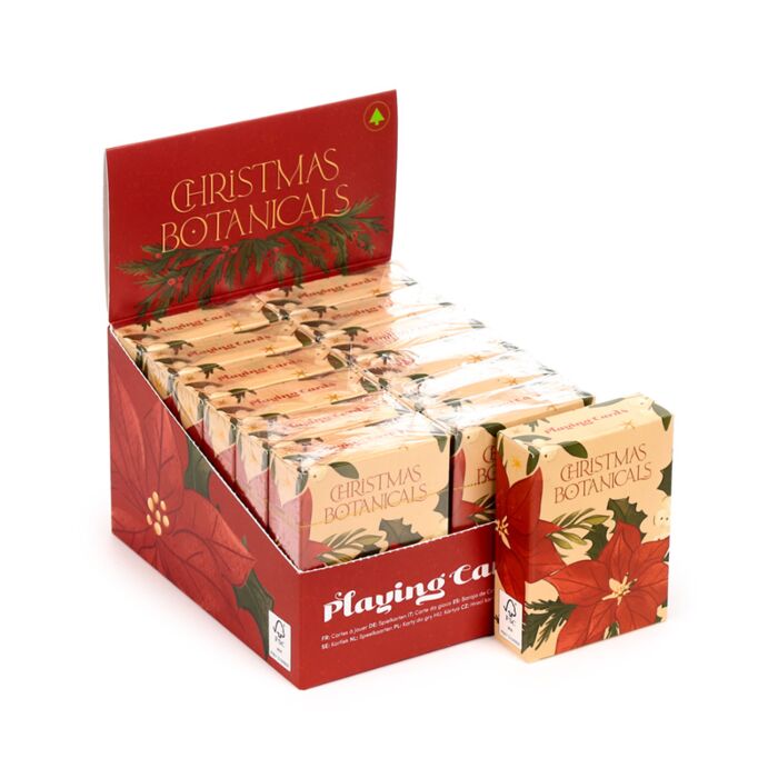 Cartas de jogo Natal Botánico