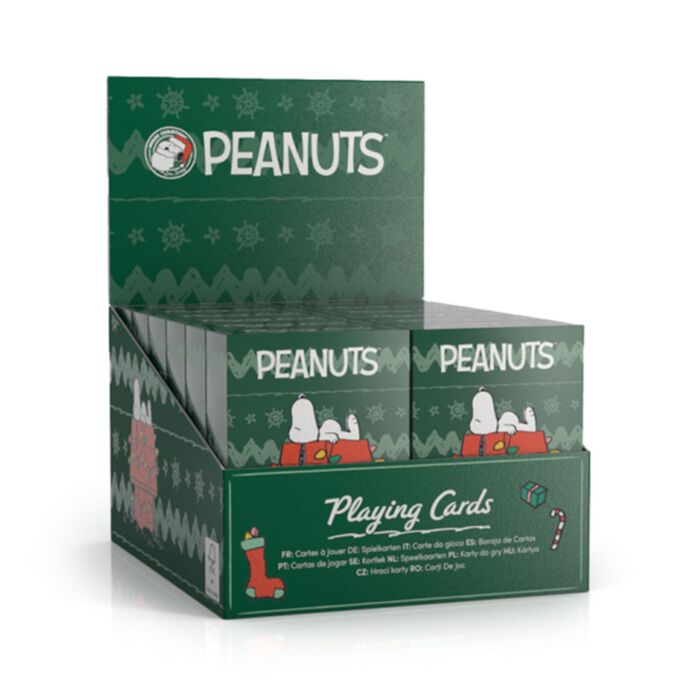 Cartas de jogo Peanuts Christmas Snoopy & Woodstock 