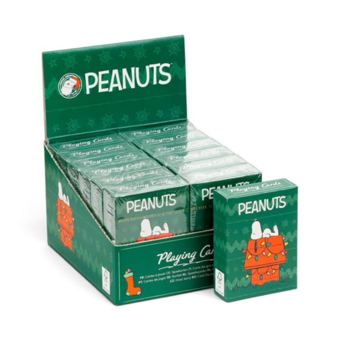 Cartas de jogo Peanuts Christmas Snoopy & Woodstock 