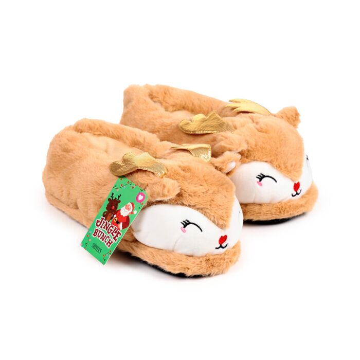 Pantufas Rena de Natal Jingle Bunch (Unisex Tamanho único)