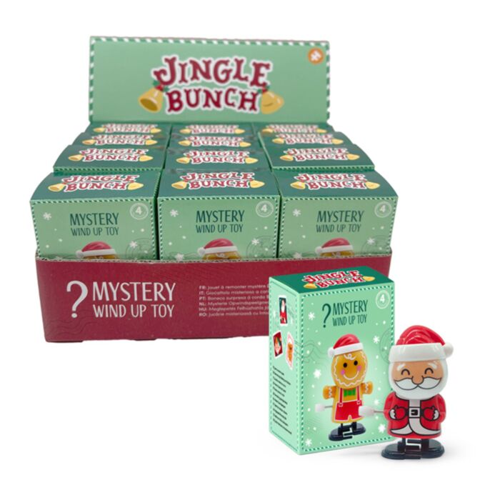 Caixa Surpresa com Brinquedo Natal de corda Jingle Bunch