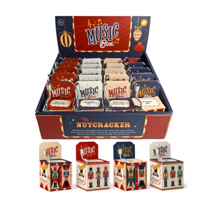 Caixa de música de Natal Quebra-Nozes