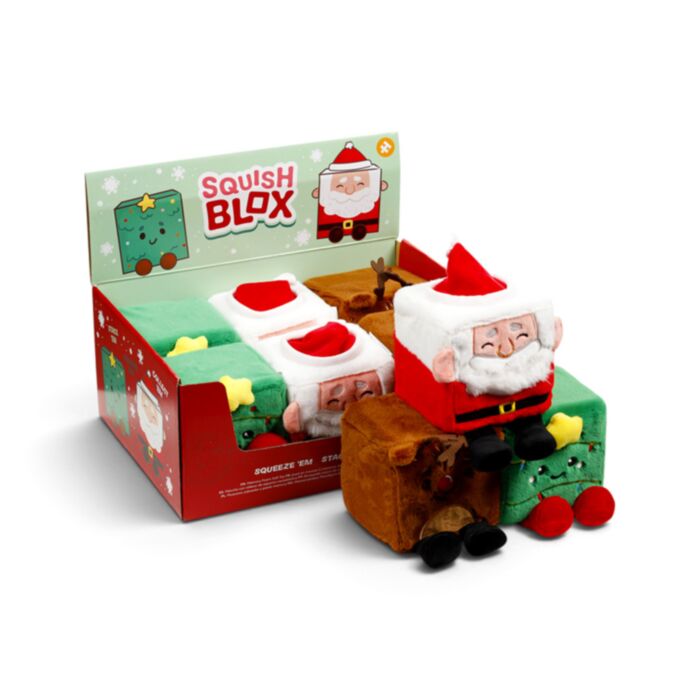 Bloco de pelúcia macio e esponjoso com memory foam tamanho grande - Jingle Bunch Natal