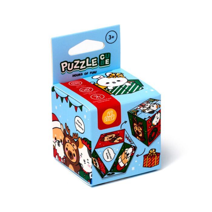 Brinquedo Puzzle Cubo Natal Adoramals 
