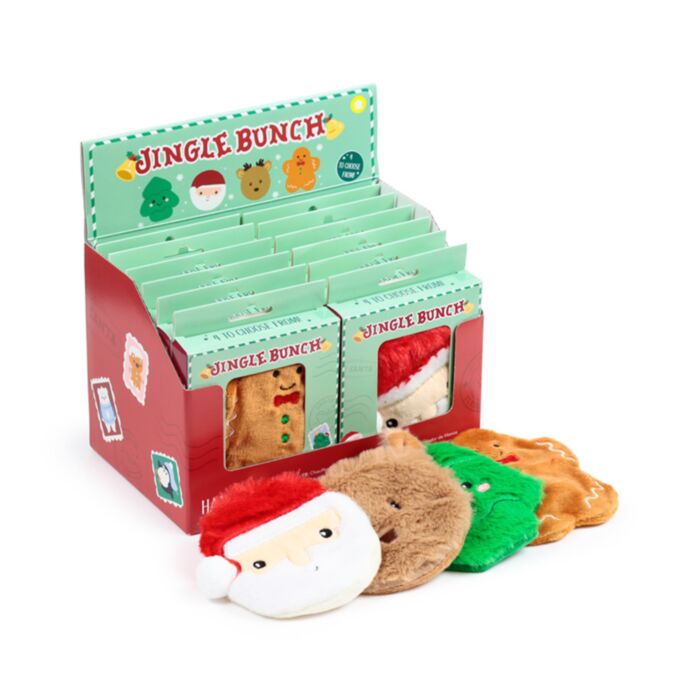 Aquecedor de mãos com pelúcia Bando de Natal