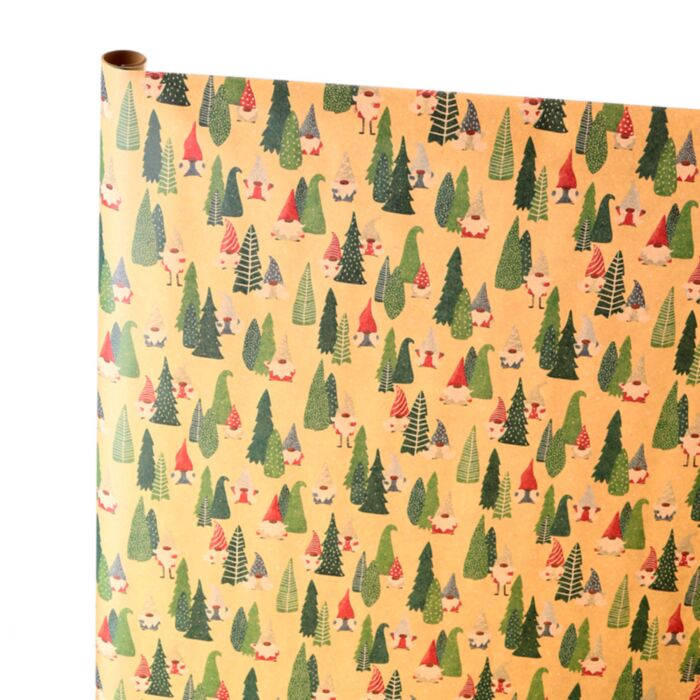 Rolo de papel de embrulho Jolly Gonk Natal