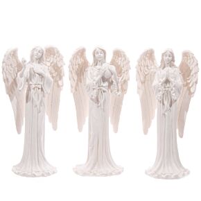 Figura de Anjo cor branco 20cm Figura de Anjo cor branco 20cm