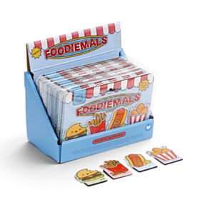 Set de marcadores magnéticos para livros Foodiemals Fast Food