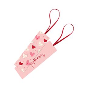 Amore Heart Coração Marcador com elástico