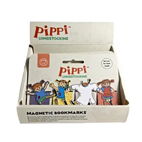 Set de marcadores magnéticos para livros - Pipi das Meias Altas