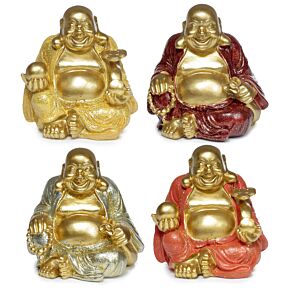 Mini Buda Chinês da sorte brilhante e risonho 8cm Mini Buda Chinês da sorte brilhante e risonho 8cm