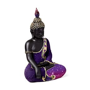 Buda tailandês meditação púrpura e preto Buda tailandês meditação púrpura e preto